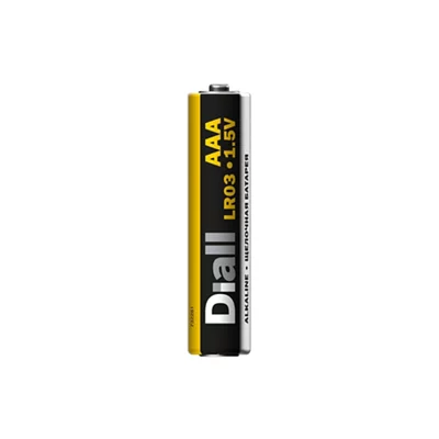 Lot de 4 piles alcalines AAA/LR03 avec une puissance de 1,5 V