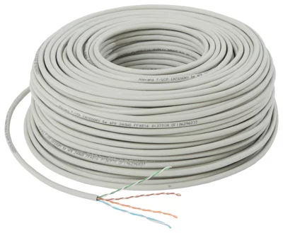 Câble Ethernet Cat.5E F/UTP pour connexion réseau jusqu’à 100 MHz