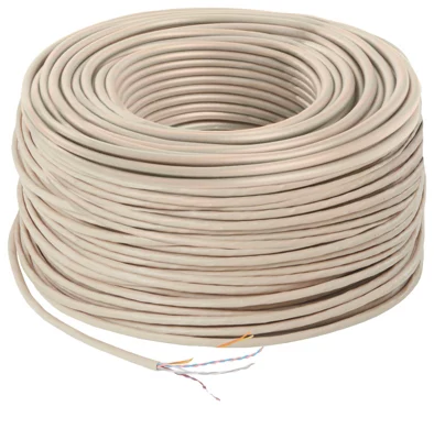 Câble téléphone PTT 298 4 paires ivoire - 100 m