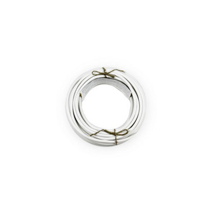 Câble électrique H03VVF 3G0,75 mm² blanc - 5 m