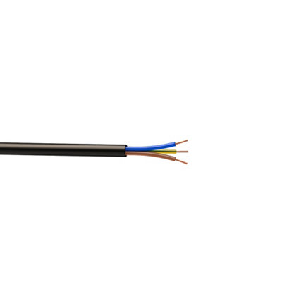 Câble électrique R2V 3G6 mm² noir - 5 m