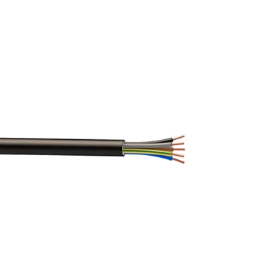 Câble électrique R2V 5G1,5 mm² noir - 10 m