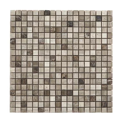 Mosaïque sol/mur "Catane" beige - l. 30 x L. 30 cm