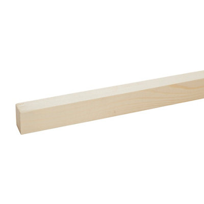 Tasseau en sapin du nord raboté L. 2,40 m - section 27 x 34 mm