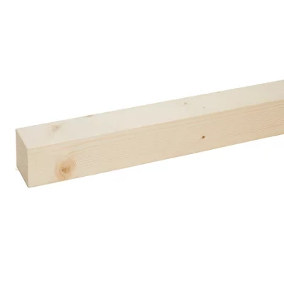 Tasseau en sapin du nord raboté L. 2,40 m - section 34 x 34 mm