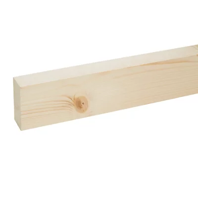 Tasseau en sapin du nord raboté L. 2,40 m - section 34 x 70 mm
