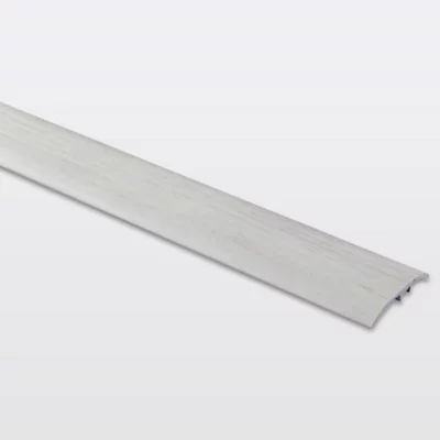Barre de seuil en aluminium décor imitation chêne blanc - L. 93 x l. 3,7 cm x Ép. 1,2 mm