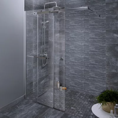 Carrelage intérieur sol/mur "Shaded" gris anthracite - l. 30,8 x L. 61,5 cm