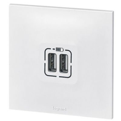 Prise double USB "Neptune"