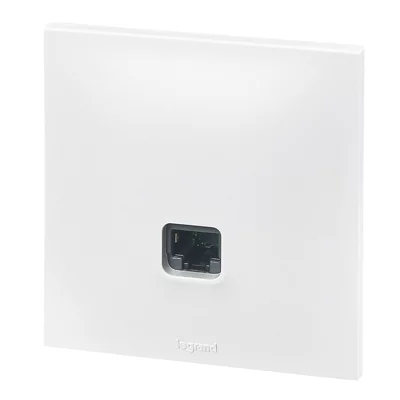 Prise Ethernet RJ45 blanc "Neptune"
