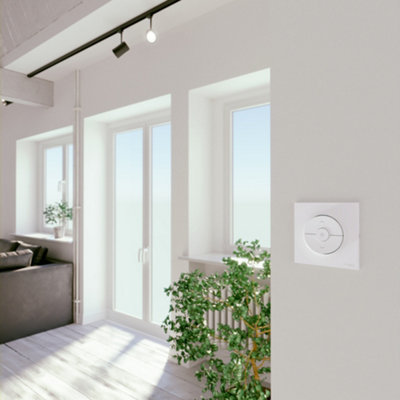 Interrupteur volet-roulant 3 boutons "Odace" blanc