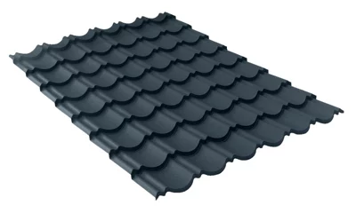 Plaque repositionnable en acier galvanisé, coloris graphite, L. 115 cm l. 87 cm