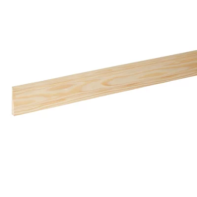 Chambranle en pin 2,40 m - section 9 x 47 mm