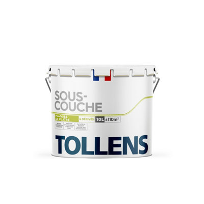 Sous-couche acrylique plaque de plâtre blanc 10 L