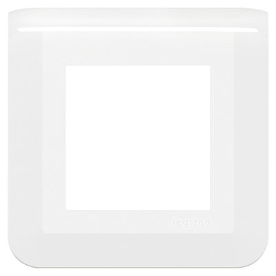 Plaque 2 modules "Mosaic" blanc