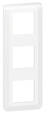 Plaque 3 x 2 modules vertical "Mosaic" blanc