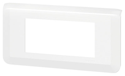 Plaque 4 modules "Mosaic" blanc