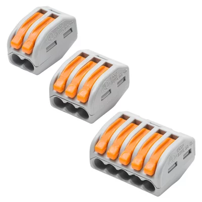 Lot de 50 bornes de connexion panachées