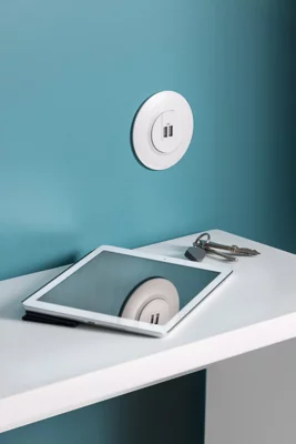 Prise chargeur 1 USB type A + 1 USB type C 3A "Dooxie" blanc
