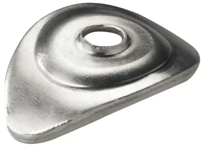Lot de 100 plaquettes ovales aluminium étanches