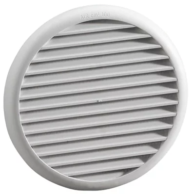 Grille d'aération éco blanc 125/160 - Ø 175 mm