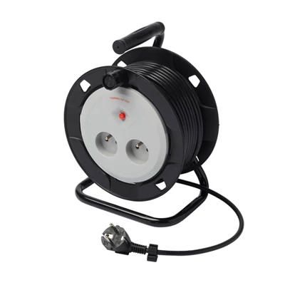 Enrouleur de bricolage 2 prises NF 900/2300W - 15 m