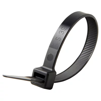 Lot de 100 colliers de fixation noir 9 x 200 mm