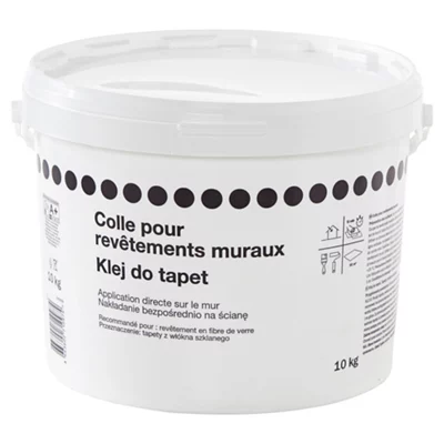 Colle blanche prête à l'emploi pour revêtement muraux - 10 kg