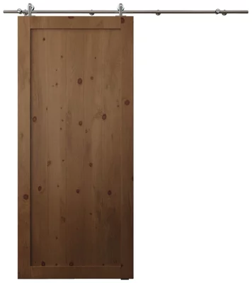 Système en applique acier pour portes bois