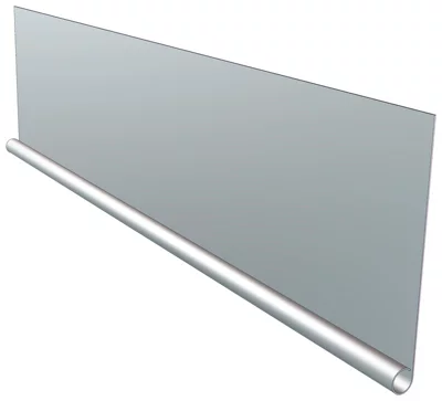 Doublis en zinc L. 2 m Long. 2 m. Ép. 0,65 mm