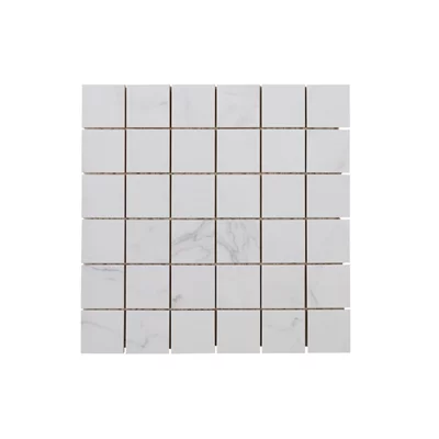 Mosaïque "Elegance Marble" blanc - l. 30 x L. 30 cm