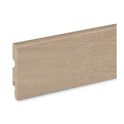 Plinthe décor imitation chêne - L. 220 x - H. 8 cm x Ép. 13 mm - Décor 125