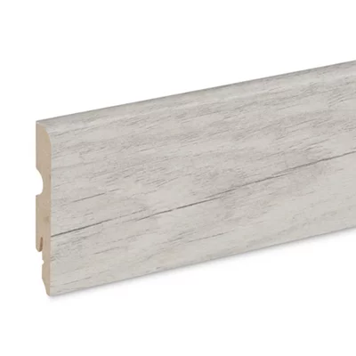 Plinthe décor imitation chêne blanchi L. 220 x - H. 8 cm x Ép. 13 mm