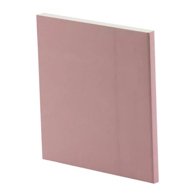 Plaque de plâtre BA 13 résistante au feu NF** - L. 2,50 x l. 1,20 m x Ép. 12,5 mm