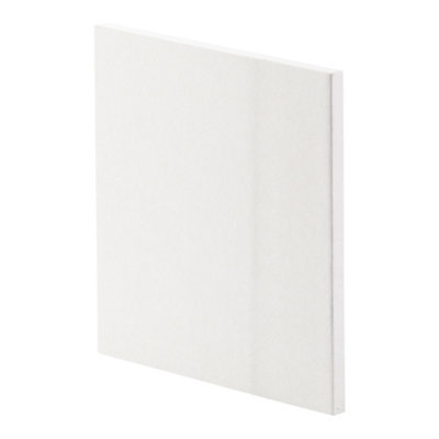 Plaque de plâtre BA 13 NF - L. 2,50 x l. 0,60 m x Ép. 12,5 mm "Pladur"