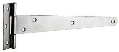 Penture anglaise en acier bichromaté blanc - L. 400 x l. 90 mm