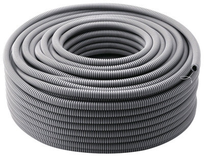 Gaine nue icta Gris RAL 7035 L. 100 m Ø 25 mm