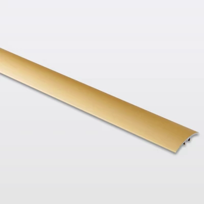 Barre de seuil extra plate doré mat long. 930 x larg. 30 mm