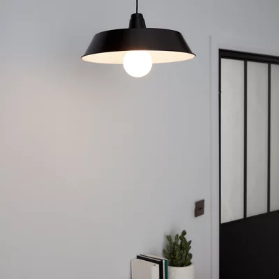 Suspension noir "Gammuse" Ø38 cm