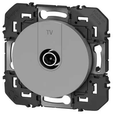 Prise TV mâle étoile blindée "Dooxie" aluminium