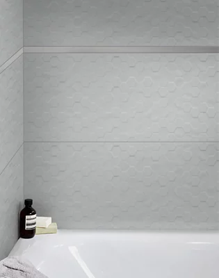 Listel "Azuro" argent - l. 2 x L. 90 cm