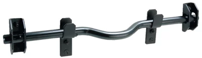 Barre de sécurité en acier zingué pour volet en bois 41 cm noir