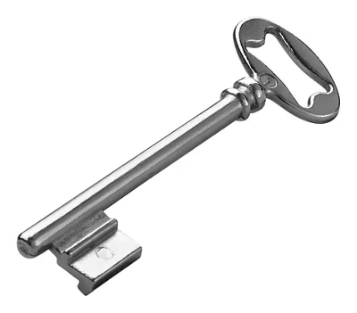 Serrure en applique horizontale pour porte intérieure droite - 140x80 mm