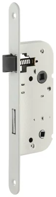 Serrure réversible à condamnation à encastrer pour porte intérieure axe 40 mm époxy / acier