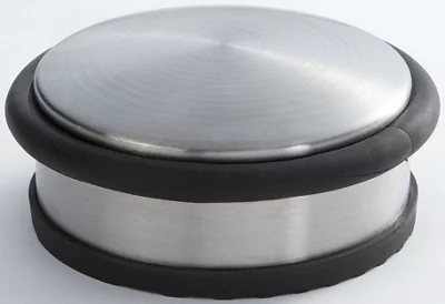 Butée de porte plate en acier inoxydable 10,5 x4,5 cm