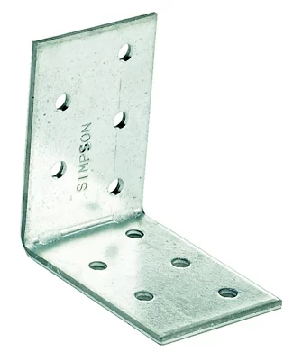 Équerre simple - 80x80x40 mm Ép. 2,5 mm