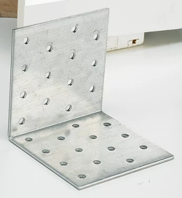 Équerre simple - 80x80x80 mm Ép. 2,5 mm