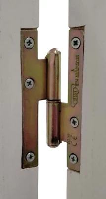 Paumelle de bâtiment AB 80 x 45 mm - Droite