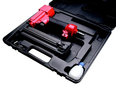 Coffret agrafeuse-cloueuse pneumatique, pour pointes 16-40 mm et pointes 15-50 mm, 2,6 bars