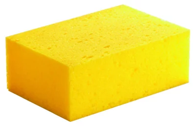 Éponge classique jaune pour travaux diverses
